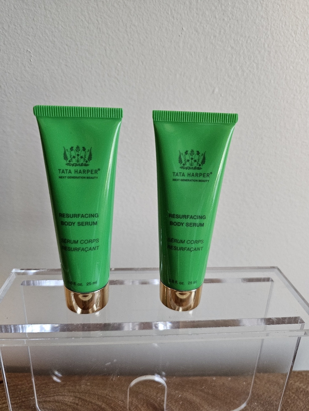 Lot Of 2 Tata Harper Resurfacing Body Serum.  Size 0.8 Fl. Oz/25ml New Sealed